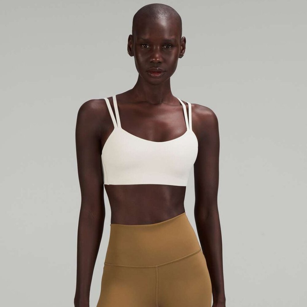 Like a Cloud Ribbed Bra *Light Support, B/C Cup in Bone